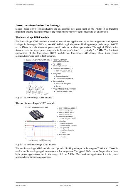 Very High Power PEBB technology - VDE