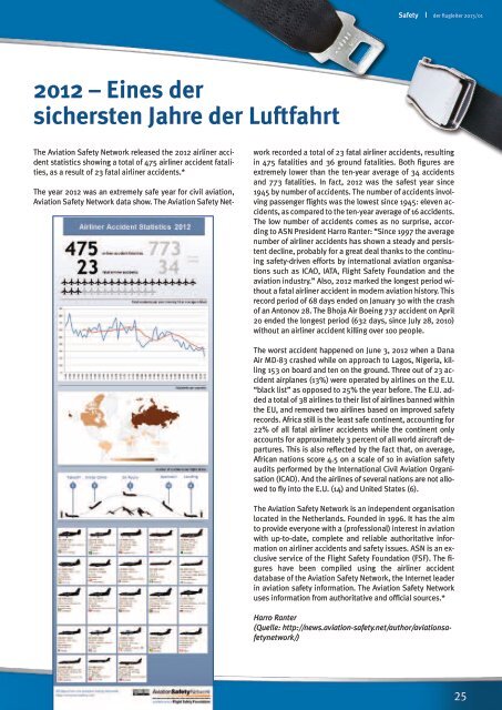 1/2013 - GdF Gewerkschaft der Flugsicherung eV