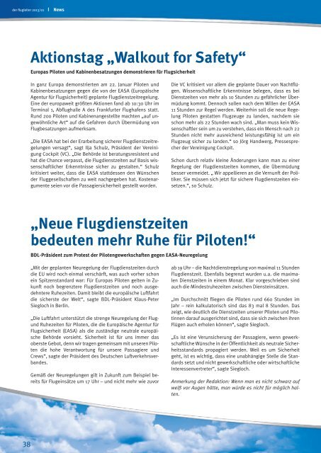 1/2013 - GdF Gewerkschaft der Flugsicherung eV