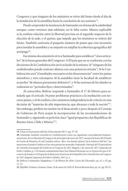 documentos sobre el congreso anfictiónico de panamá