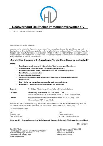 Dachverband Deutscher Immobilienverwalter e.V. - Verband der ...