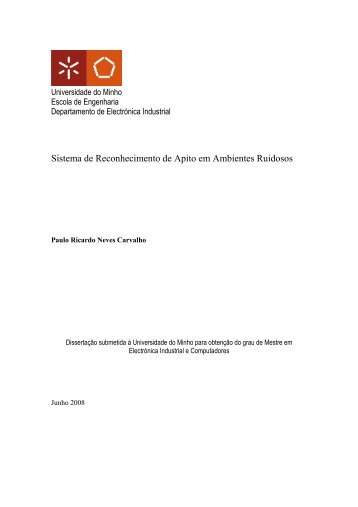 Sistema de Reconhecimento de Apito em Ambientes Ruidosos