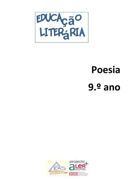 Poesia 9.º ano - Webnode