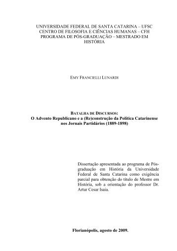 versão para impressão - Repositórios Digitais da UFSC