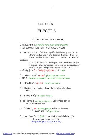 electra notas - EveryOneWeb