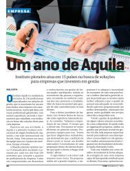 Publicado pela revista Viver Brasil, edição 90, de ... - Instituto Aquila