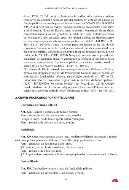 Compêndio de Direito penal Rodrigo Larizzatti - Gravo Papers