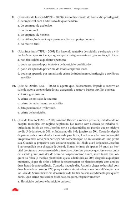 Compêndio de Direito penal Rodrigo Larizzatti - Gravo Papers