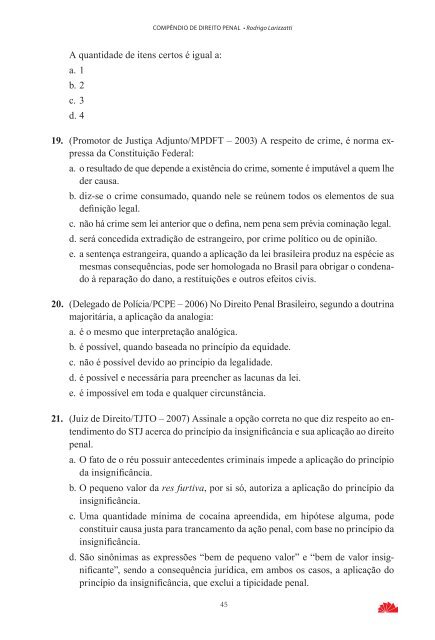 Compêndio de Direito penal Rodrigo Larizzatti - Gravo Papers