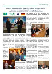 Werner Merkel besuchte auf Einladung der IWO ... - VEGIS Immobilien