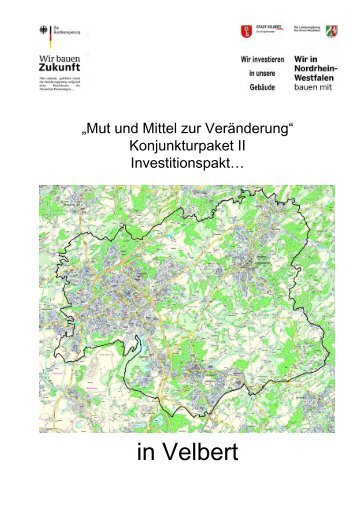 KP II-Investitionspakt - Stadt Velbert