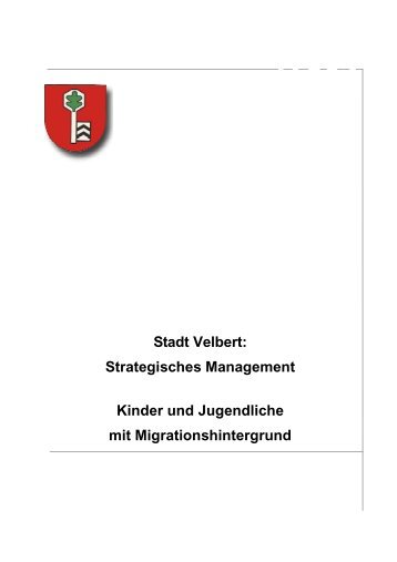 Stadt Velbert: Strategisches Management Kinder und Jugendliche ...