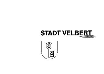 Haushaltsplan 2010/2011/ Entwurf - Stadt Velbert