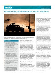 Sistema Fixo de Observação Vaisala AWS520 - Hobeco