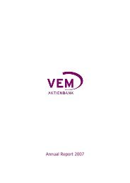 Annual Report 2007 - VEM Aktienbank AG