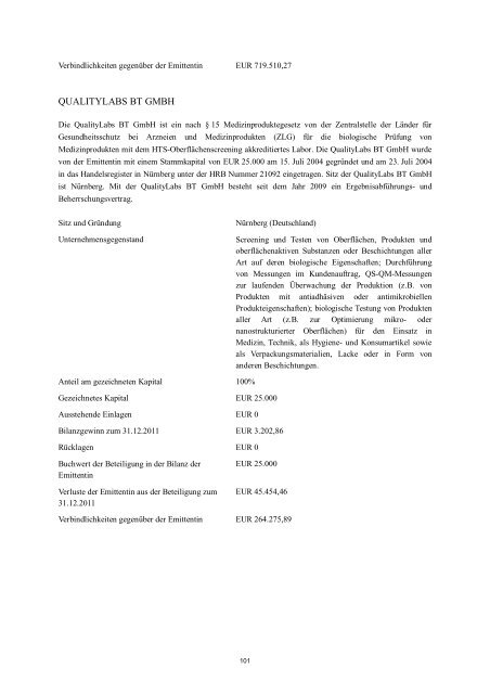 Wertpapierprospekt (PDF, 630KB) - VEM Aktienbank AG