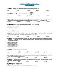 ÁLGEBRA e ARITMÉTICA – EXERCICIOS – 8 ... - Anglo Piracicaba