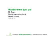 50 Jahre Siedlergemeinschaft Waldkirchen - Verband Wohneigentum