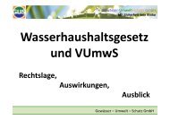 Wasserhaushaltsgesetz und VUmwS - Verein Deutscher Ingenieure