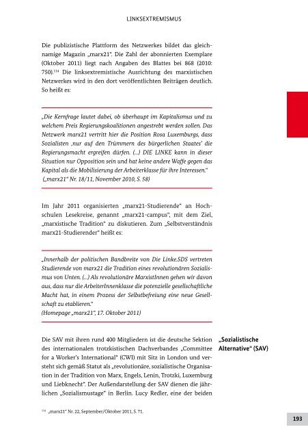 Verfassungsschutzbericht 2011 (PDF, 6 MB, barrierefrei) - des ...