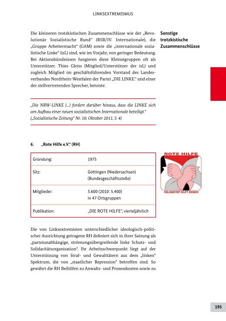 Verfassungsschutzbericht 2011 (PDF, 6 MB, barrierefrei) - des ...