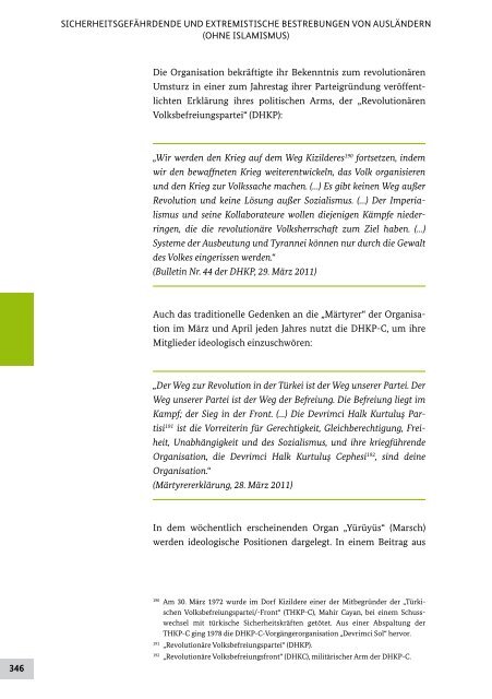 Verfassungsschutzbericht 2011 (PDF, 6 MB, barrierefrei) - des ...