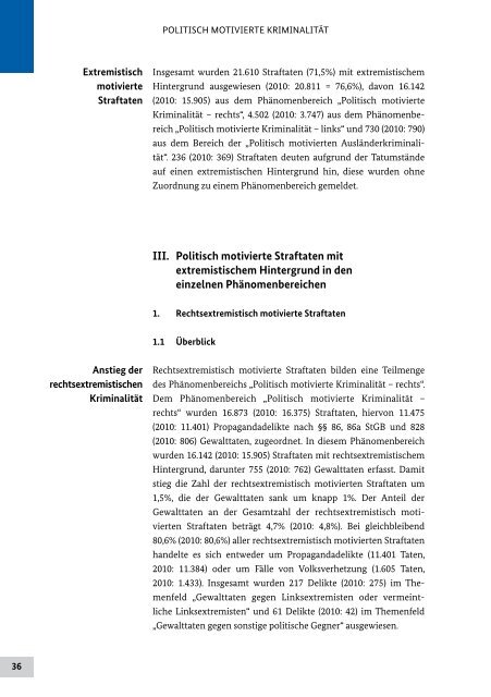 Verfassungsschutzbericht 2011 (PDF, 6 MB, barrierefrei) - des ...