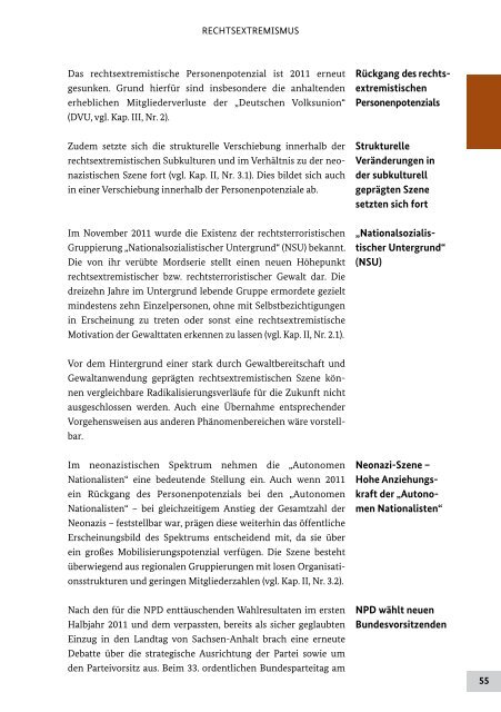 Verfassungsschutzbericht 2011 (PDF, 6 MB, barrierefrei) - des ...