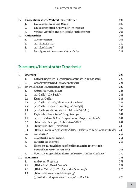 Verfassungsschutzbericht 2011 (PDF, 6 MB, barrierefrei) - des ...