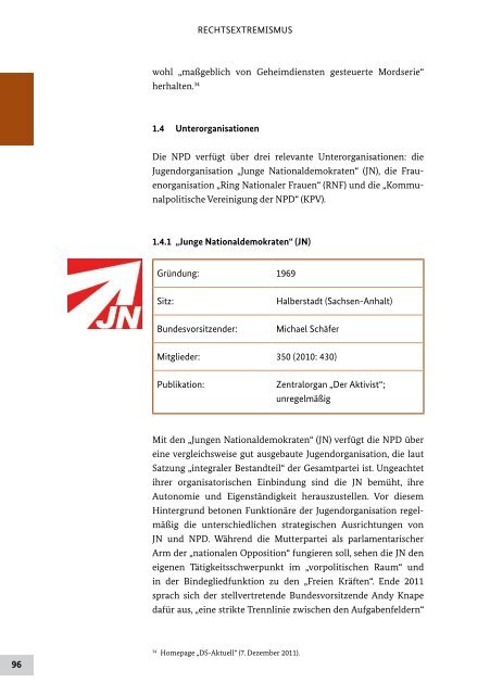 Verfassungsschutzbericht 2011 (PDF, 6 MB, barrierefrei) - des ...