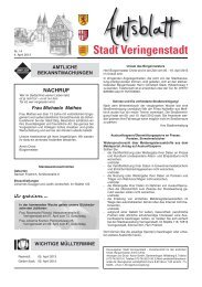 Amtsblatt KW 14 - Veringenstadt