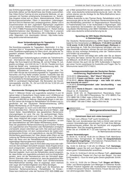 Amtsblatt KW 14 - Veringenstadt