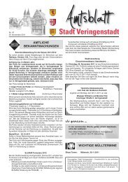 Amtsblatt KW 47 - Veringenstadt