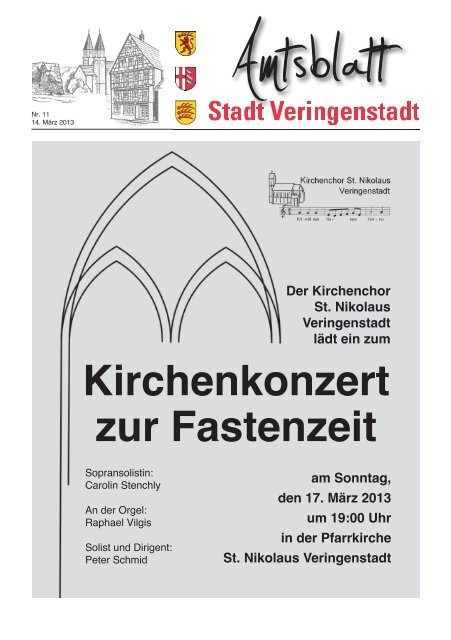 Kirchenkonzert zur Fastenzeit - Veringenstadt