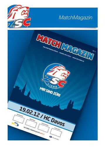 MatchMagazin - V+F AG für Sportwerbung