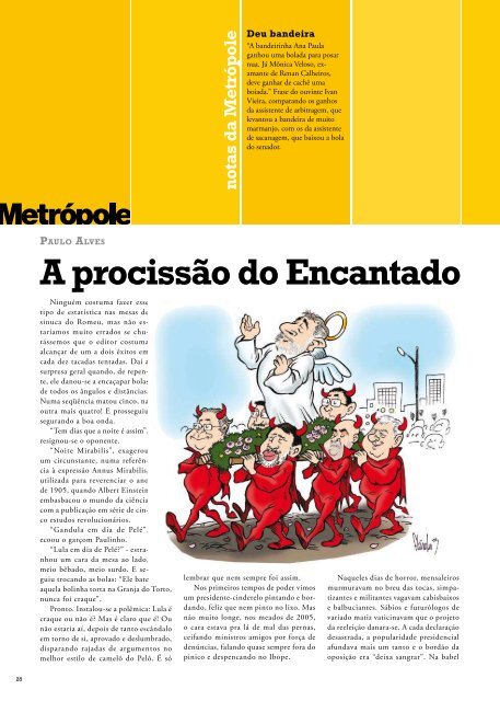 Prefeito restaura censura em Salvador - Revista Metrópole