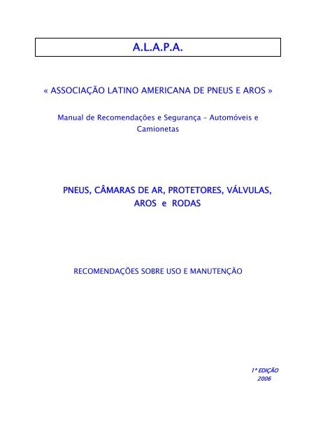 ALAPA ( Associação Latino Americana de Pneus e Aros