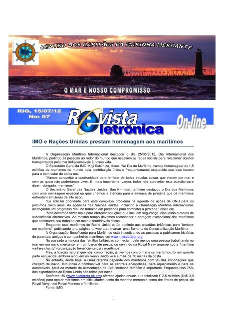 Revista Eletrônica de Julho - Centrodoscapitaes.org.br