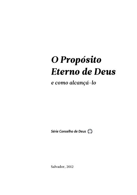 e como alcança lo - Discípulos em Campina Grande