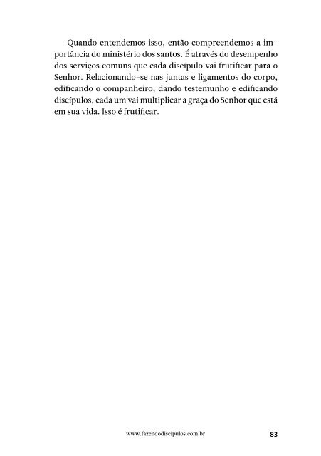 e como alcança lo - Discípulos em Campina Grande