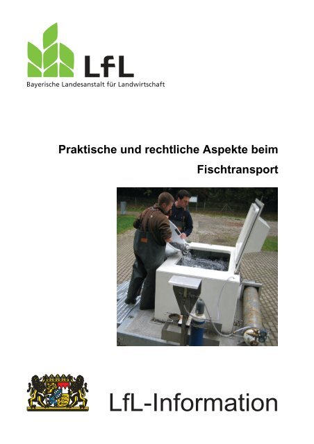 Gesetzliche Regelungen zum Fischtransport - VFG