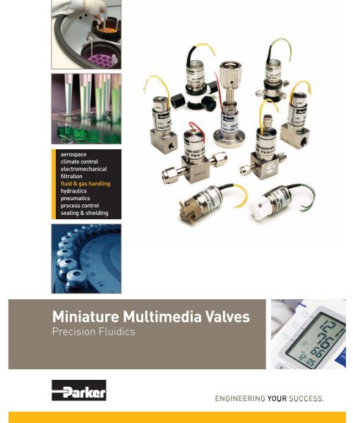 Miniature Multimedia Valves - Parker