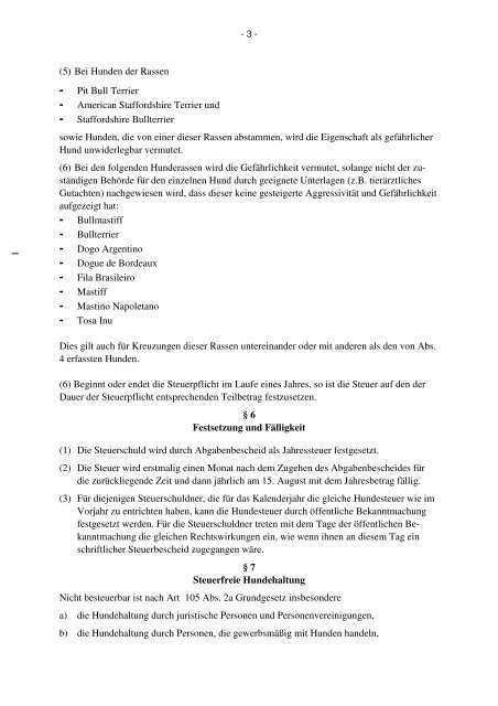 Ramberg Hundesteuersatzung - Verbandsgemeinde Annweiler am ...