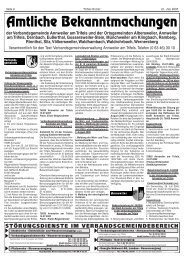 Bekanntmachungen Trifelskurier vom 21.07.2005