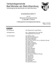 Verbandsgemeinde Bad Münster am Stein-Ebernburg