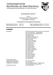 Verbandsgemeinde Bad Münster am Stein-Ebernburg