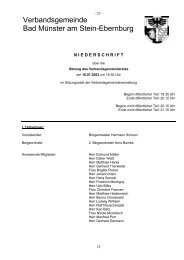 Sitzung des Verbandsgemeinderates vom 16.07.2003