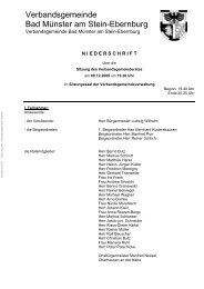 Sitzung des Verbandsgemeinderates vom 09.12.2009