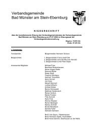 Sitzung des Verbandsgemeinderates vom 07.07.2004