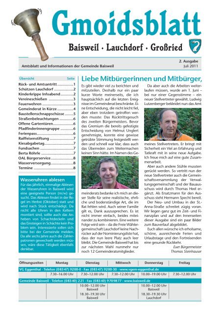 Baisweil · Lauchdorf · Großried